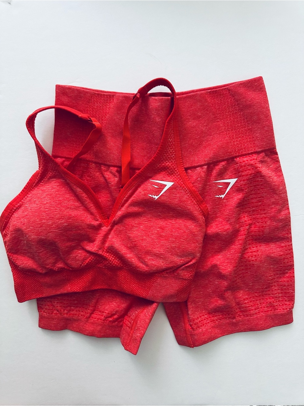 Gymshark S Vital Seamless Shorts & V Neck Sports Bra Set